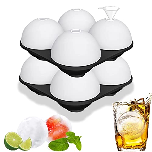 HONYAO® 5,8cm Eiswürfelform Silikon Eiskugelform Groß BPA-frei - 2 Stück Cover