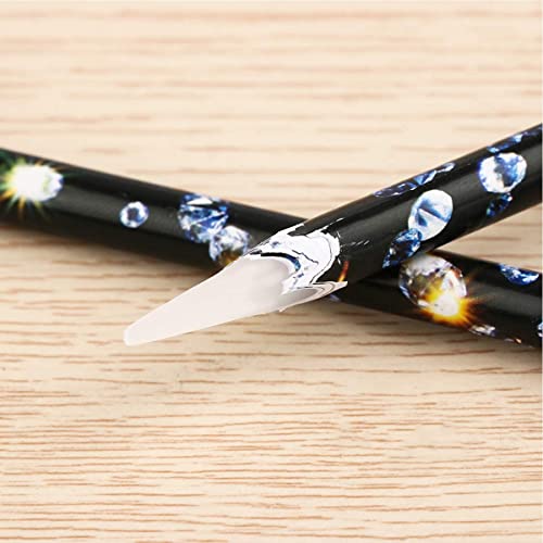 JP Arts & Crafts 5Pcs Rhinestone Picker for Nail Gems Soft Wax Pencil Wax Pen for Diamonds for Nails Nail Pencil Dotting Pen Diamond Painting Pen Tool Accessories - Image 3