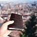 Travelers Notebook Cover with Inner Pockets, Card Slots and Pen Holder, Passport Size, Dark Brown