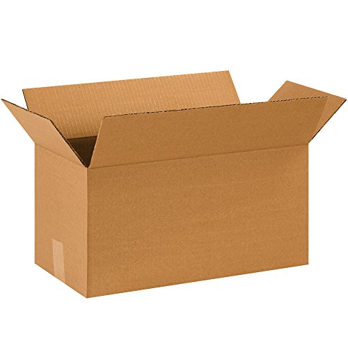 Image of BOX USA Shipping Boxes 18 inchL x 9 inchW x 9 inchH 25-Pack Long Corrugated Boxes for Moving, Shipping, Mailing, Packing, Packaging and Storage