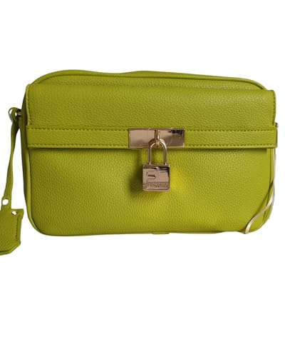 Sac bandoulière Femme Fracomina Lime, l'alliance de la finesse et du cuir synthétique