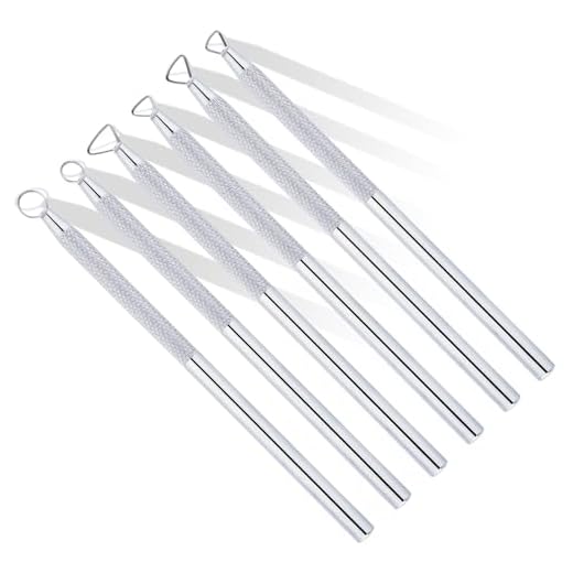 ACE 6pcs Clay Sculpture Sculpting Tool Mini Ribbon Cutter Metal Tools Set Carving Art