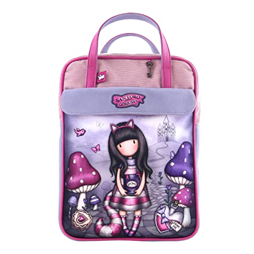 Safta 1147GJ01 Mochila Grande Gorjuss Cheshire Cat Unisex niños Multicolor