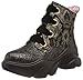 Produktbild Irregular Choice Damen Down The Front Sneaker, Bronze-Schwarz, 37 EU