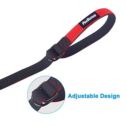 PetBonus Short Dog Lead, Safety Wrist Strap for Retractable Dog Lead Reflective Design and Adjustable Soft Padded Handle - Image 3