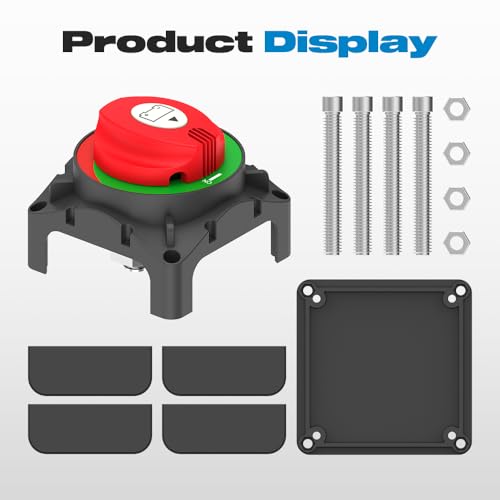 image for Malictele On/Off 600A Battery Master Cut Disconnect Switch Isolator - 