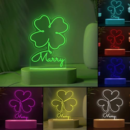 Lámpara de Escritorio LED Verde Personalizada de Acrílico miniatura 3