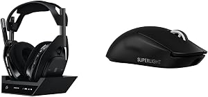 Logitech G Astro A50X Lightspeed Wireless Gaming Headset + Base Station & Pro X Superlight 2 Lightspeed Wireless Gaming Mo…