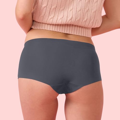 Image of Enamor Innovations Invisi, All Day Comfort, Mid Waist Boyshorts Panty for Women - No Visible Panty Lines, Breathable, Sweat Wicking, Free Cut, Full Coverage - PS40