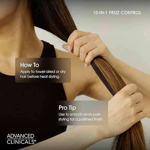 Advanced Clinicals Crema Anti-Frizz Hidratante 7.5 Fl Oz miniatura 5