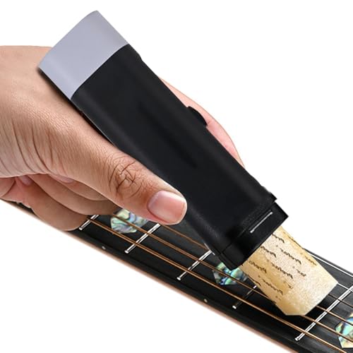 ギターフレットケア、ギターポリッシュクリーナー消しゴム | ビスタクリーナーイレーザー ダブルヘッド サビ取り サビ取り剤 - ベース、ヴァイオリン、ウクレレ用の指板ブラシペンポリッシュ弦フレットケア