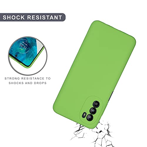 Image of SPRIG Compatible with Moto G52 Premium SilkTone Back Cover Drop Tested Shock Proof Mobile Case for Men, Women, Boys and Girls with Camera Protection (Radium Green)