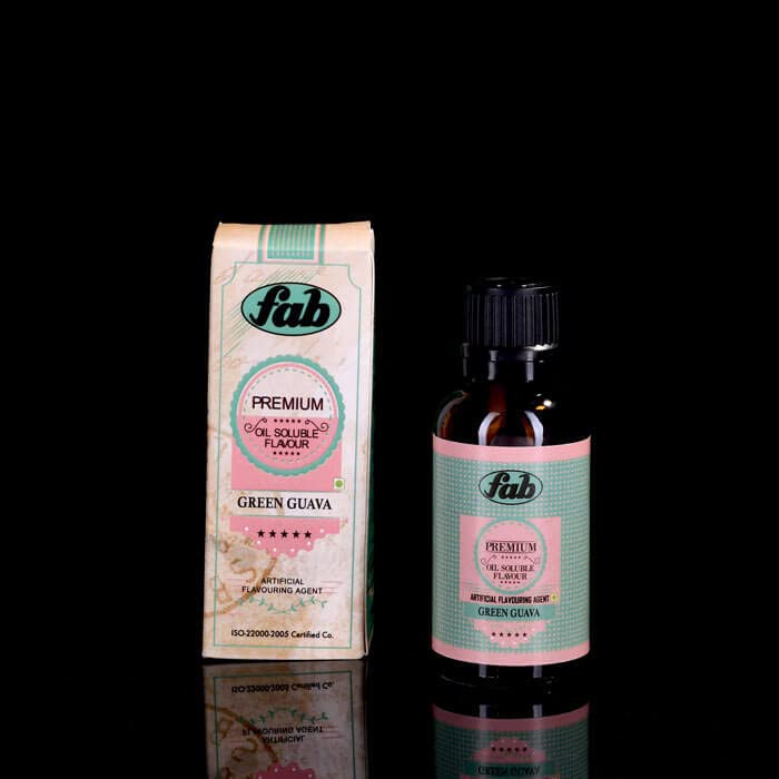Fab Oil Soluble Green Guava Fruit Flavour ,30ML For pudding/ cookies/ candy/ brownies/ ice cream/ biscuits/ chips/ pudding/ coffee/ cocktails/ candies/ dessert/ baked for birthday/home /restaurant/ party/ hotel,30 ML