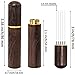 Zolunu Espresso Coffee Stirrer 5 Needles 0.4mm Espresso Distribution Tools, Natural Wood Handle and Stand (Walnut)