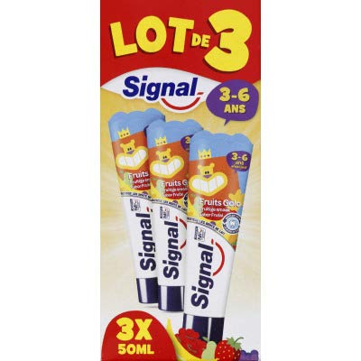Signal Dentifrice enfants goût fruité, 3-6 ans - Le flacon de 50ml