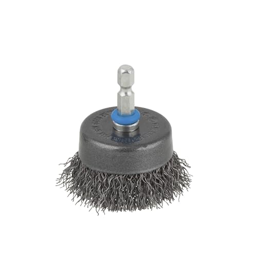 wolfcraft 2106000 - Brosse Soucoupe en Acier