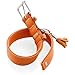 HUNTER CANNES Hundehalsband, Leder, Nappaleder, weich, edel, elegant, 50 (S-M), orange