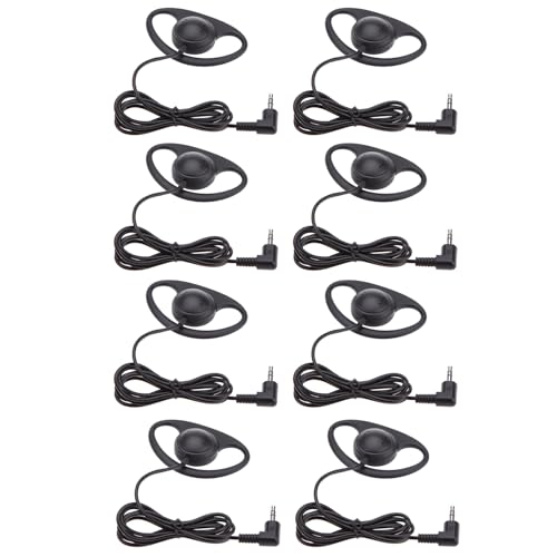 Oreillettes en D pour guide touristique - Lot de 8