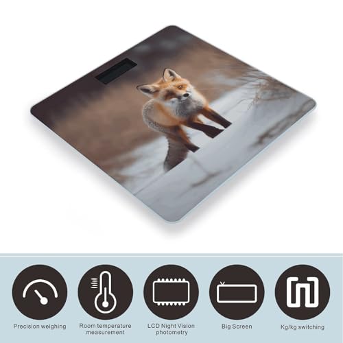 Báscula digital para baño con vidrio templado 400 lb miniatura 3