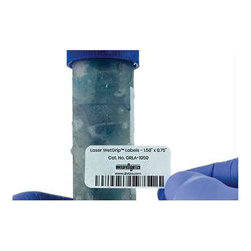Diversified Biotech WetGrip GRLA-1050 - Etiqueta láser, 1.50 pulgadas de largo x 0.75 pulgadas de ancho (paquete de 1500)