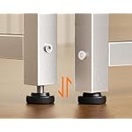 Casaottima 32 Inch Small Computer Desk for Home Office, Study Writing Table for Small Spaces, Simple Modern Desk with Headphone Hooks, Pure White - Image 5