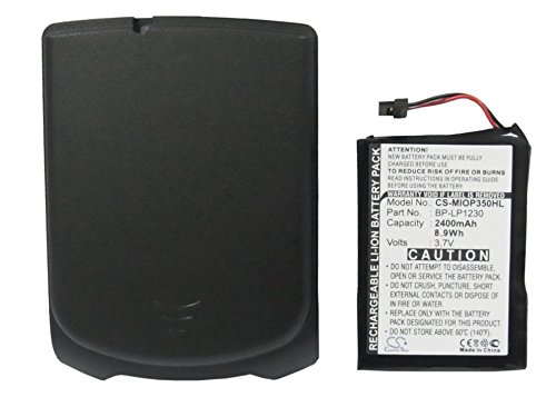Extended Battery for Mio P350 P550 P550m