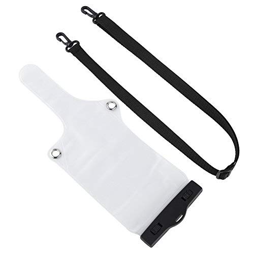 Mavis Laven Bolsa Transparente para Walkie Talkie, Funda Impermeable a Prueba de Lluvia portátil Bolsa Funda Clip Lanyard Funda Protectora para Walkie Talkies