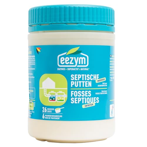 Eezym - Acelerador de biodegradación para el mantenimiento de fosas sépticas - 26 dosis (6 meses)
