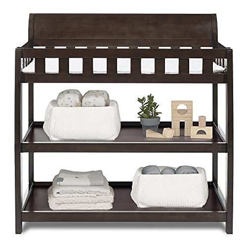 Delta Children Bentley Changing Table with Changing Pad, Chocolate - Image 5