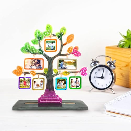Image of Photo Frame Silicone Resin Moulds Tree Shape Epoxy Resin Mould Picture Frame Mould Kit with Base & Hanging Photo Stand DIY Resin Casting Crafts for Home Decor Desk Wall Office Decoration