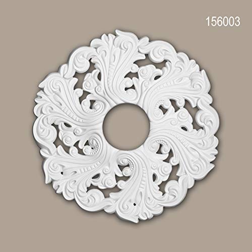 Rosetón Profhome 156003 de espuma rígida para decoración de techos 3