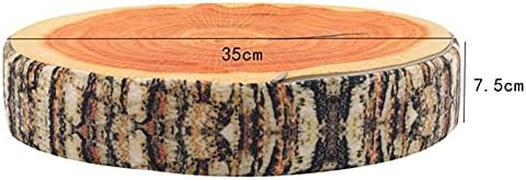 KISSFRIDAY 2pcs Creative Natural Wood Design Tree Trunk Log Cushion Soft Chair Cushion Pillows Gift Home Sofa