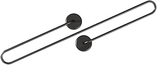 1pc Towel Rack Cabinet Towel Holder Wall Mounted Shelves for Storage Towel Bar Black Cabinet Towel Rack Antique Towel Holder Punch Free Towel Holder Bathroom Storage Rack Towel Rod