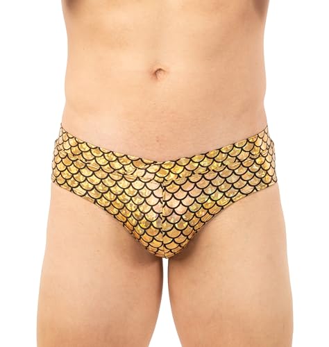 Gary Majdell Sport Men's Bikini Swimsuit with Crossover Waistband - Available in Shiny Tricot, Liquid Metallic, and Prints2