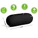 Cushie Pillows Super Tiny 3.5 inches x 8 inches Microbead Bolster Squishy/Flexible/Extremely Comfortable Roll Pillow (Black)