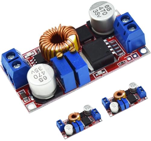 RUNCCI YUN 3PCS XL4015 DC DC Buck Converter Módulo de potencia 4~38V a 1.25 36V 5A Regulador de voltaje para batería de litio