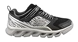 Skechers Kids Boys' Hypno-Flash-Tremblers Light Up Loafer,Black/Silver,3 M US Little Kid