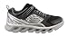 Skechers Kids Boys' Hypno-Flash-Tremblers Light Up Loafer, Black/Silver, 3 M US Little Kid