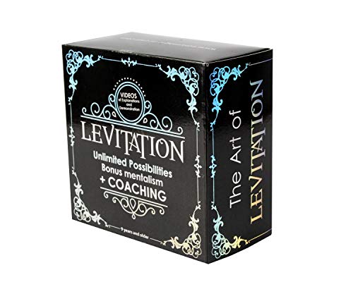 MAGIC SECRET - Magic Box Adulte - Levitation - + 20 tours de magie professionnels - à partir de 9 ans - 50 vidéos explicatives (iOS et Android) + 4 accessoires + coaching Cover