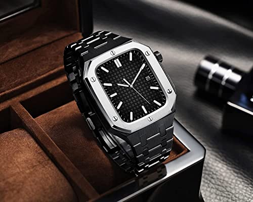 Bracelet montre acier inoxydable compatible Apple Watch - 5