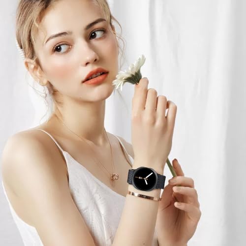 Image of BXUXOHS Magnetic Nylon Bands for Samsung Galaxy Watch 8 Band /Galaxy Watch 8 Classic,Braided Elastic Fabric No Gap Sport Strap for Galaxy Watch 8 /8 Classic 40mm 44mm 46mm men /women