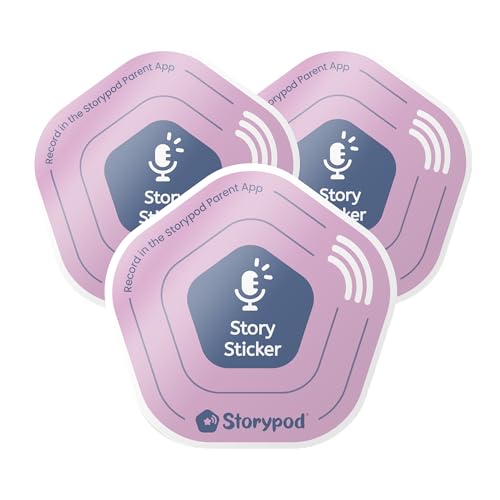 Recordable Story Sticker 3-Pack for Storypod Interactive Audio Learning System for Toddlers &...
