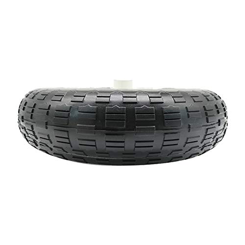 BAIVE BW 4.80/4.00-8\" Solid Wheelbarrow Tire Non-Slip Flat Free Wheel with 6\" Iron Hub, 5/8\" Bearings(Comb Stripe-B) - Thumbnail 2