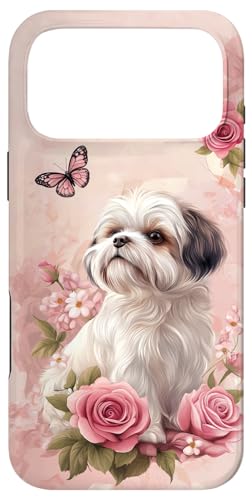 Shih Tzu Butterfly Cute Dogs Shih Tzu Lover Case for iPhone 17 Pro Max