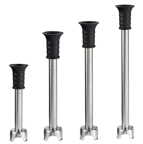 Kratos Commercial Immersion Blender Replacement Shaft Kit - Set of Four Stainless Steel Replacement Shafts - 12", 16", 18', and 22"
