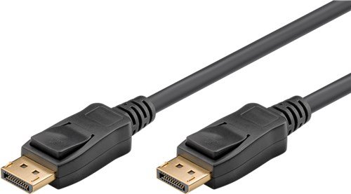 Preisvergleich Produktbild Goobay 38538 DisplayPort Verbindungskabel 1.4, 8K, vergoldet