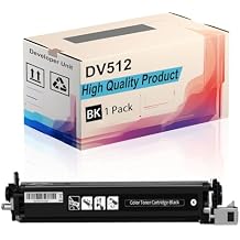 DV512 Developer Unit Compatible for Konica Minolta bizhub C224 C224e C284 C284e C364 Printers, High Yield 500000 Pages, Print More Pages 1 Pack Black