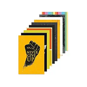 PAPER PLANE DESIGN Inspirational Posters - Motivational Quotes Wall Poster For Office and Study Room Home D?cor Multicolour Set Of 10 Size (12 x 18 Inches) (Poster)