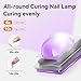 Makartt UV Nail Lamp, Handheld Flash Cure Lamp with Painless Mode 800mAh Rechargeable Portable Nail Light with LCD Display & 3 Timers for Home & Salon DIY(Silver)