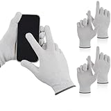 Teenyyou 2 Pairs Conductive Gloves Unisex Computer Gloves Protection for Hands and Wrists, with Touch Screens for Phone(XL)